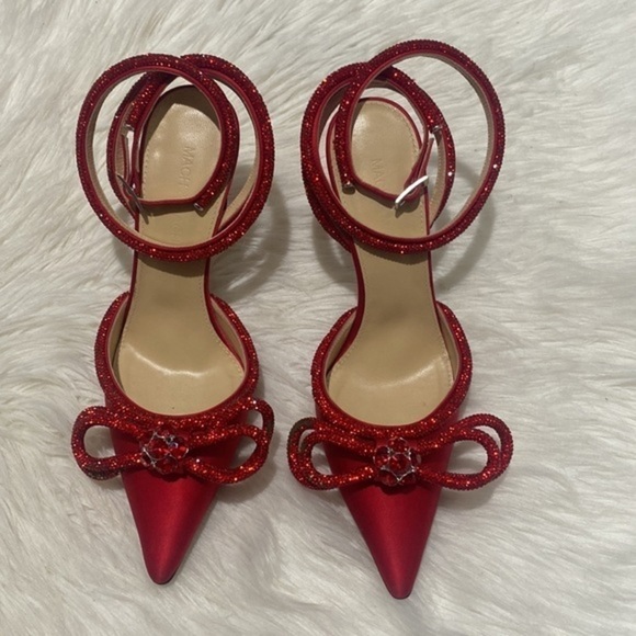 Mach & Mach Crystal Double Bow pointed toe pump size‎ 37.5EU - Picture 2 of 15